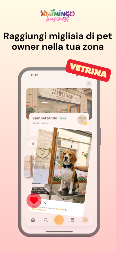 Animingo Business: la tua vetrina per raggiungere migliaia di pet owner nella tua zona